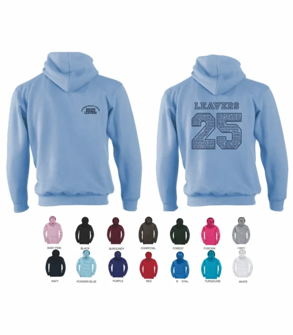 Cottonridge W72 School Leavers Senior Hoodie From £14.83+vat